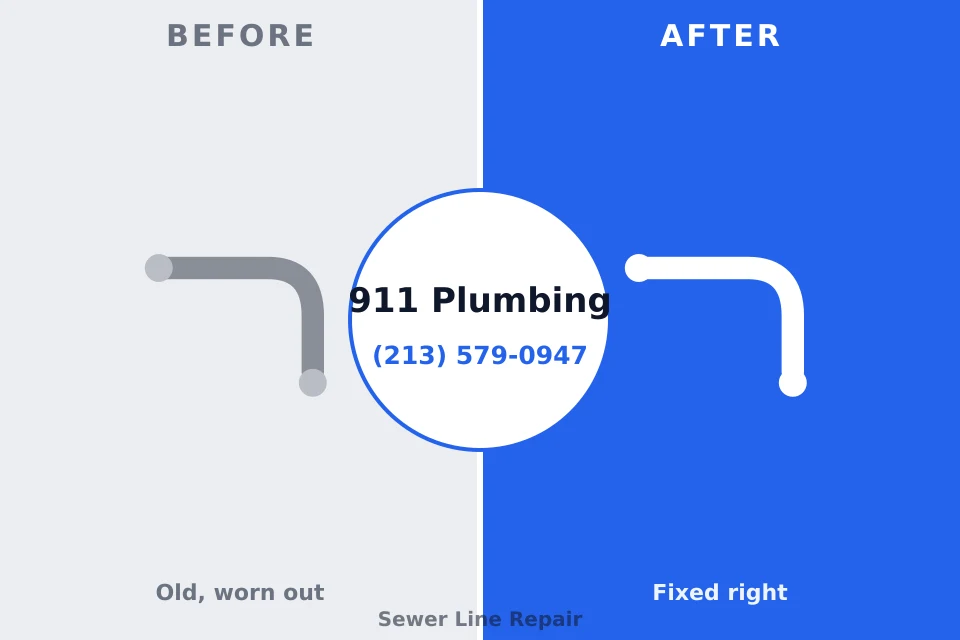Before and after: plumbing repair North Fort Myers, FL